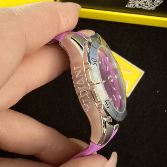 NEW - Invicta Angel Halo Women's Watch - 38mm, Purple (24123) NEW- IN BOX*1 LEFT - Picture 2 of 13